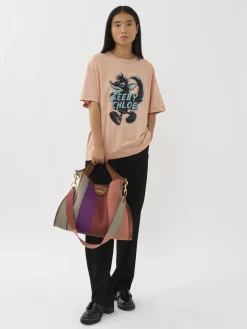 Women Chloé Printed Flame T-Shirt