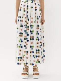 Women Chloé Printed Long Skirt