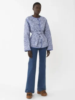 Women Chloé Quilted Printed Jacket