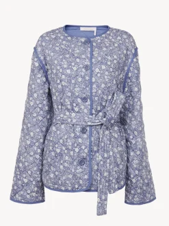 Women Chloé Quilted Printed Jacket