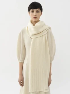 Women Chloé Ribbed Knit Scarf