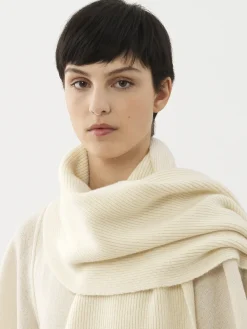 Women Chloé Ribbed Knit Scarf