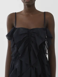 Women Chloé Ruffled Mid-Length Dress