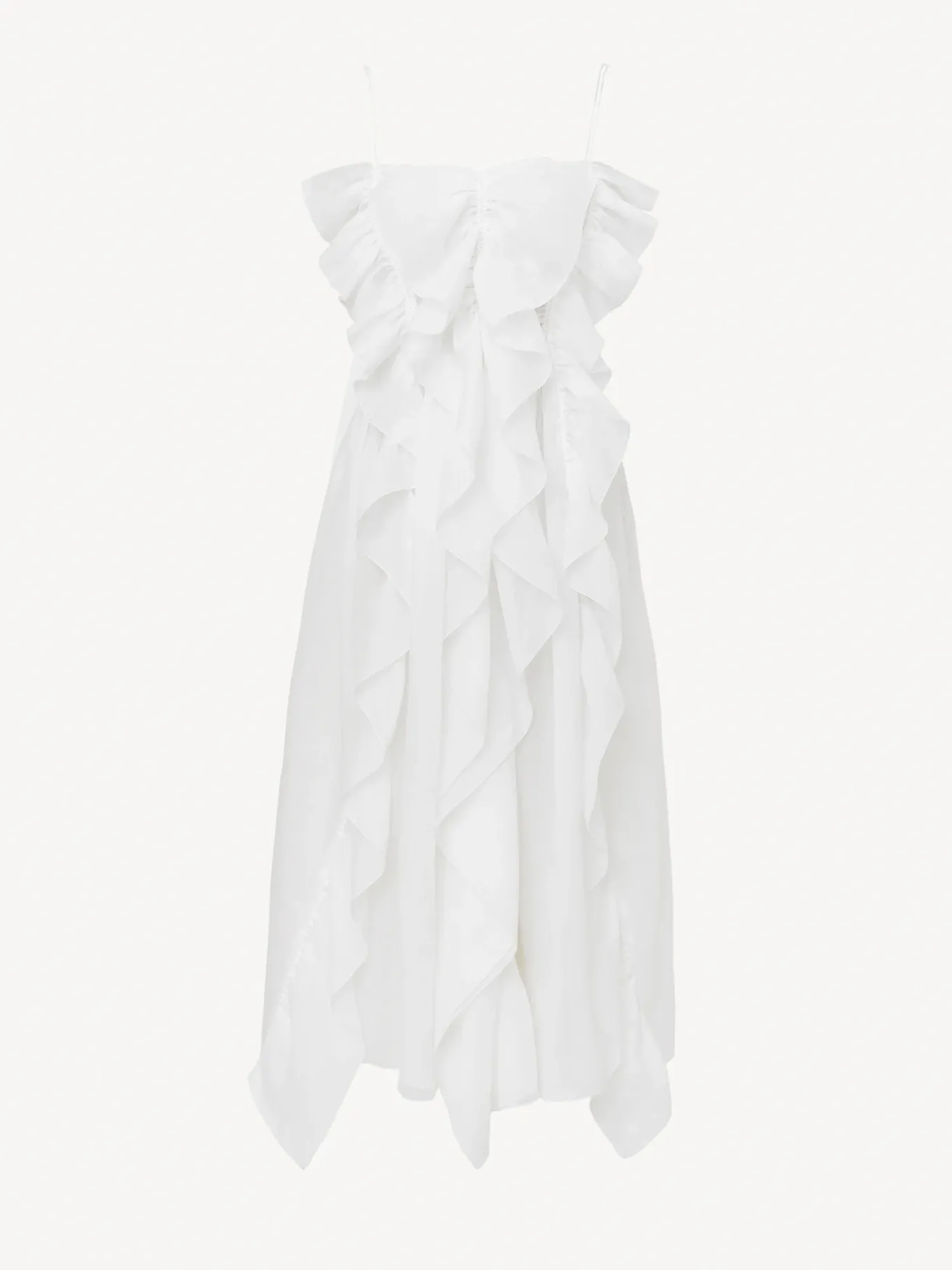 Women Chloé Ruffled Mid-Length Dress