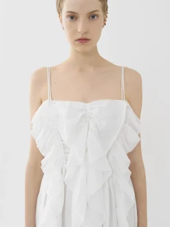 Women Chloé Ruffled Mid-Length Dress