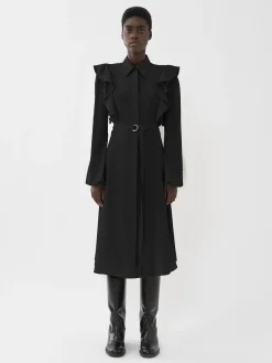 Women Chloé Ruffled Shirt Dress