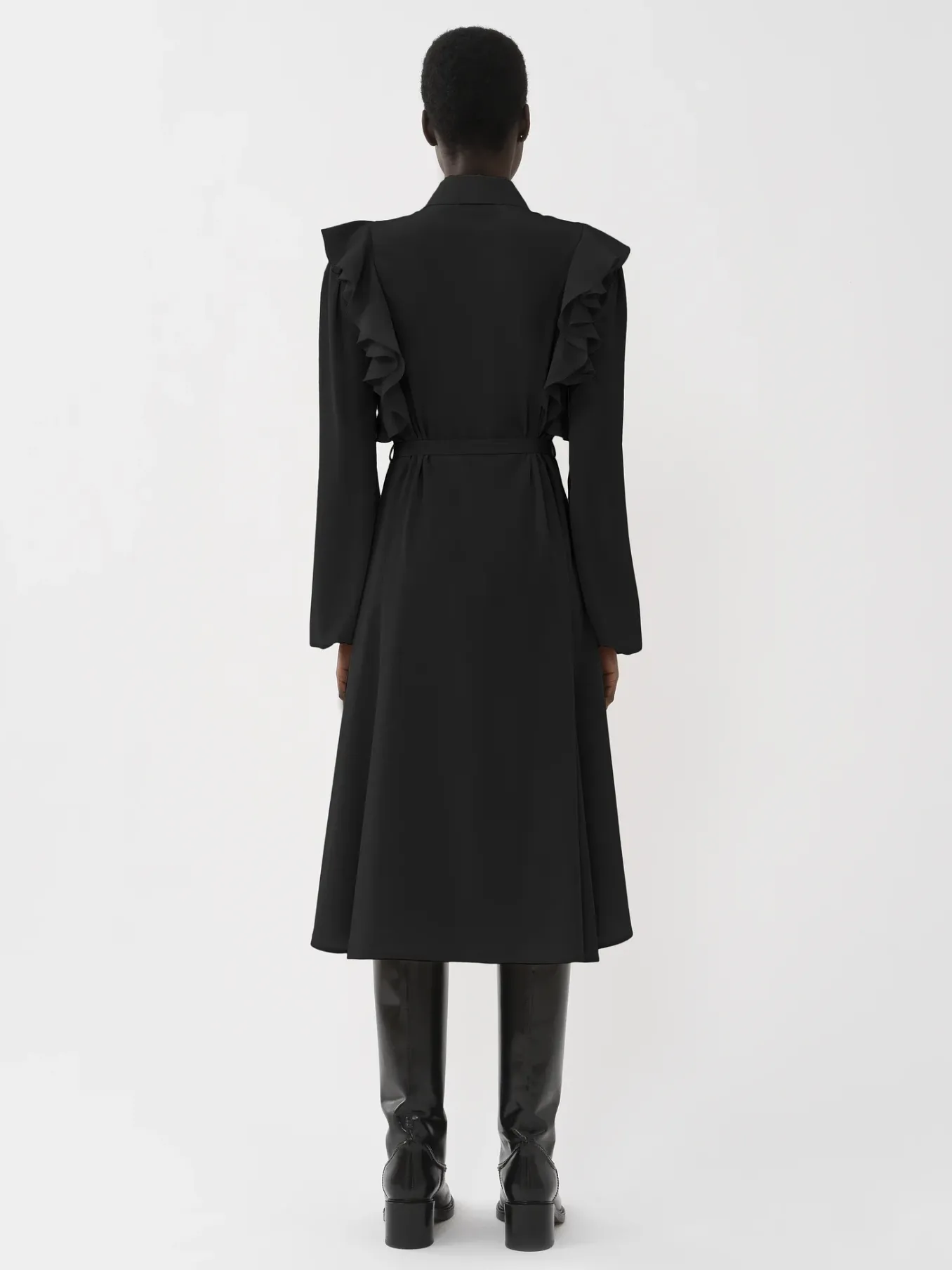 Women Chloé Ruffled Shirt Dress