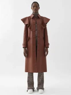 Women Chloé Ruffled Trench Coat