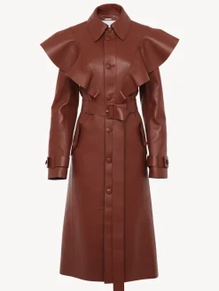 Women Chloé Ruffled Trench Coat