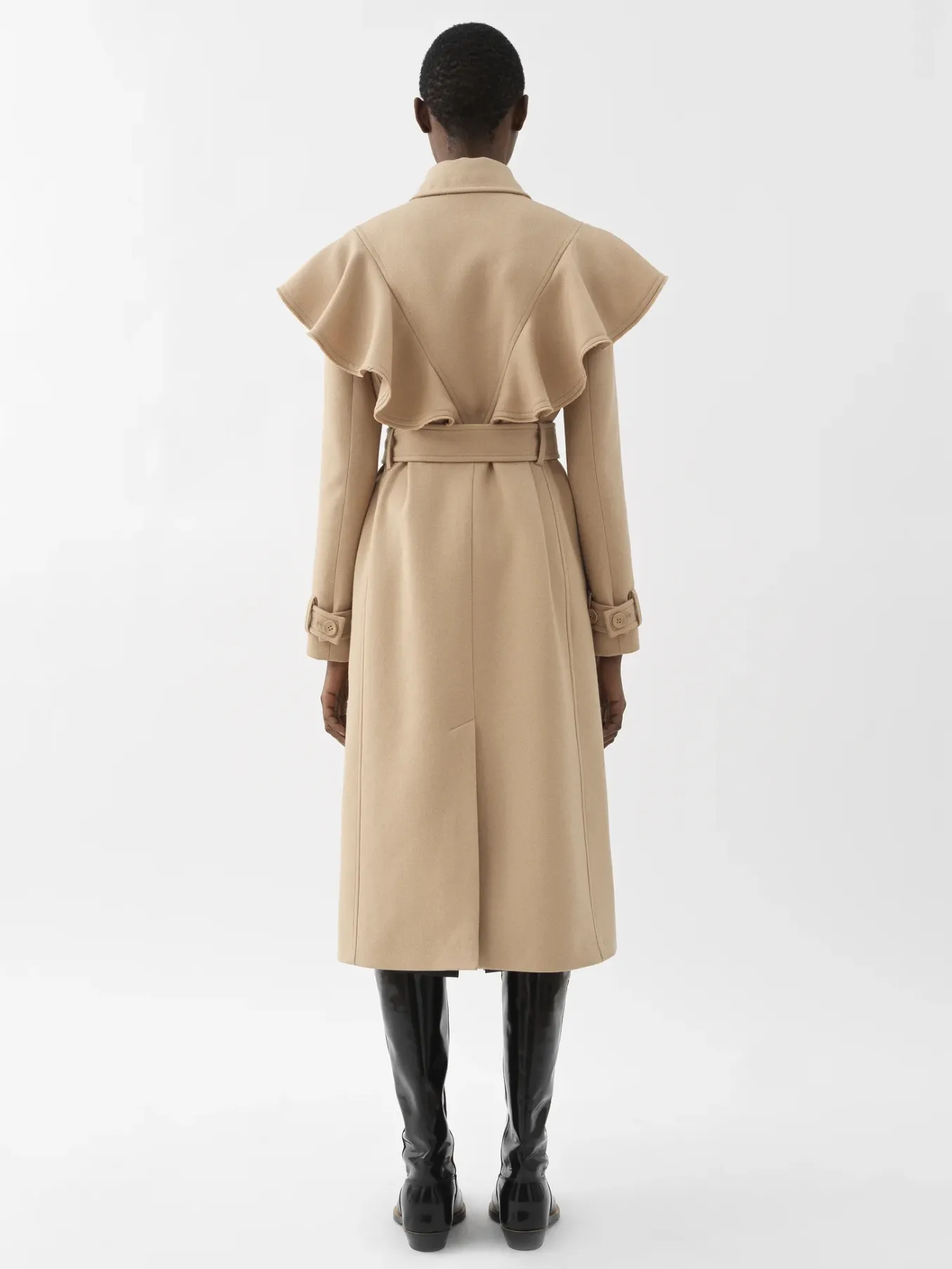Women Chloé Ruffled Trench Coat