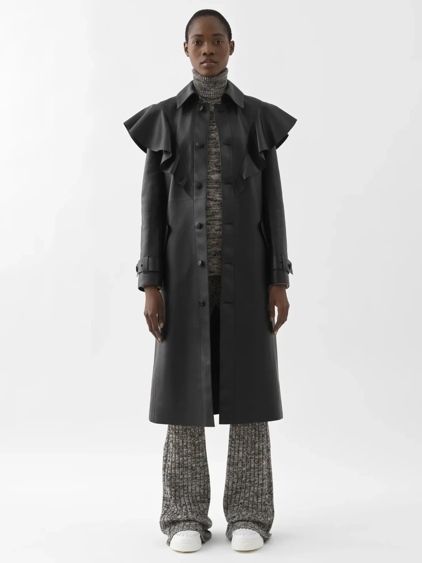Women Chloé Ruffled Trench Coat