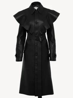 Women Chloé Ruffled Trench Coat