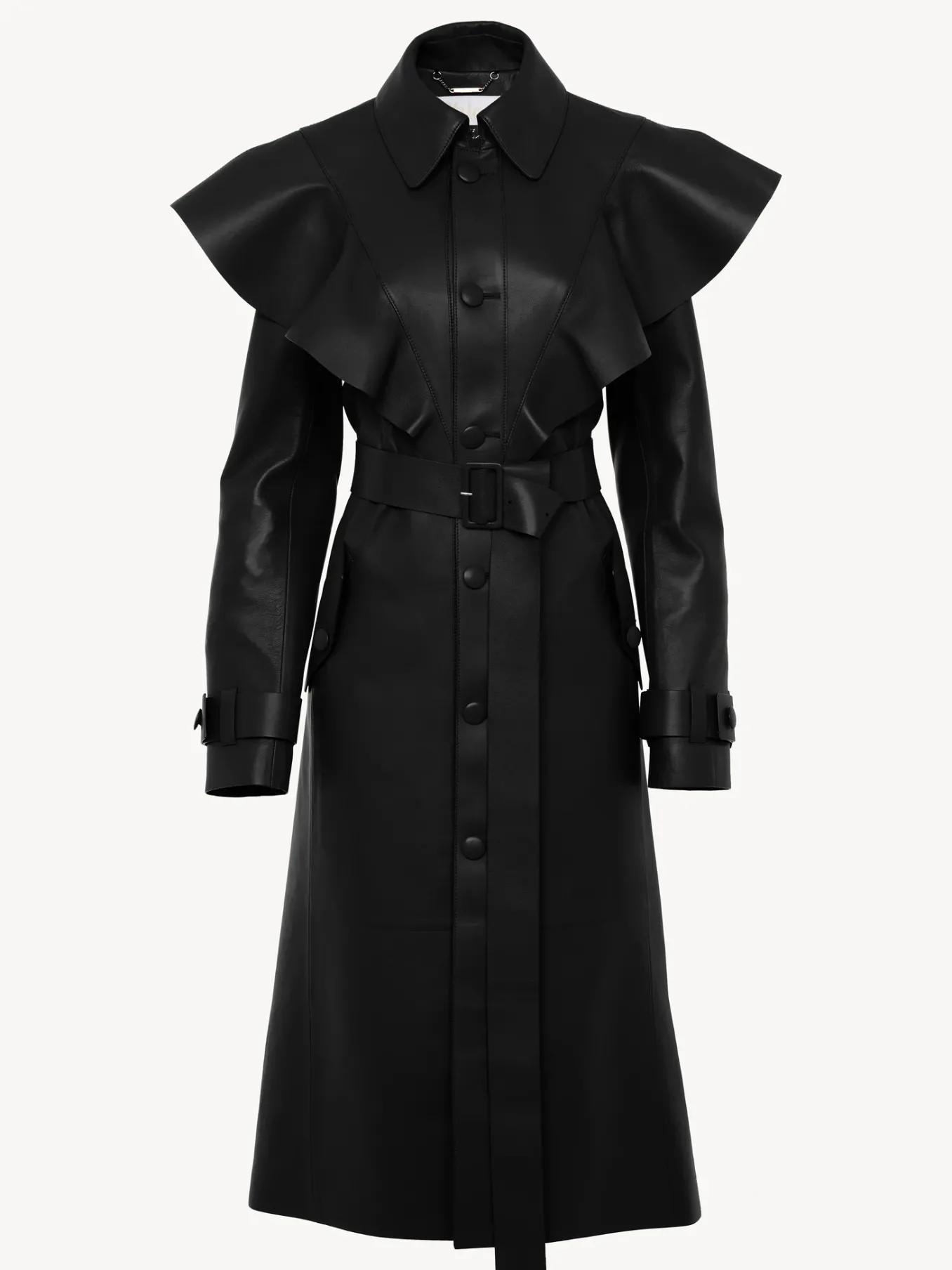 Women Chloé Ruffled Trench Coat