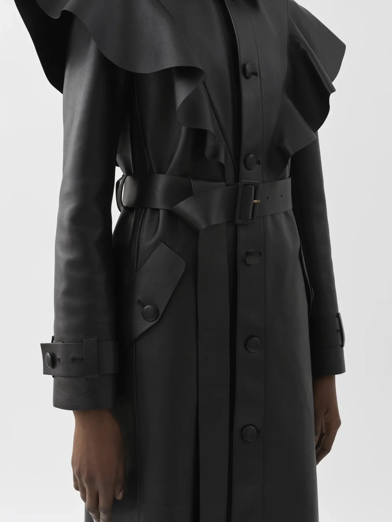 Women Chloé Ruffled Trench Coat