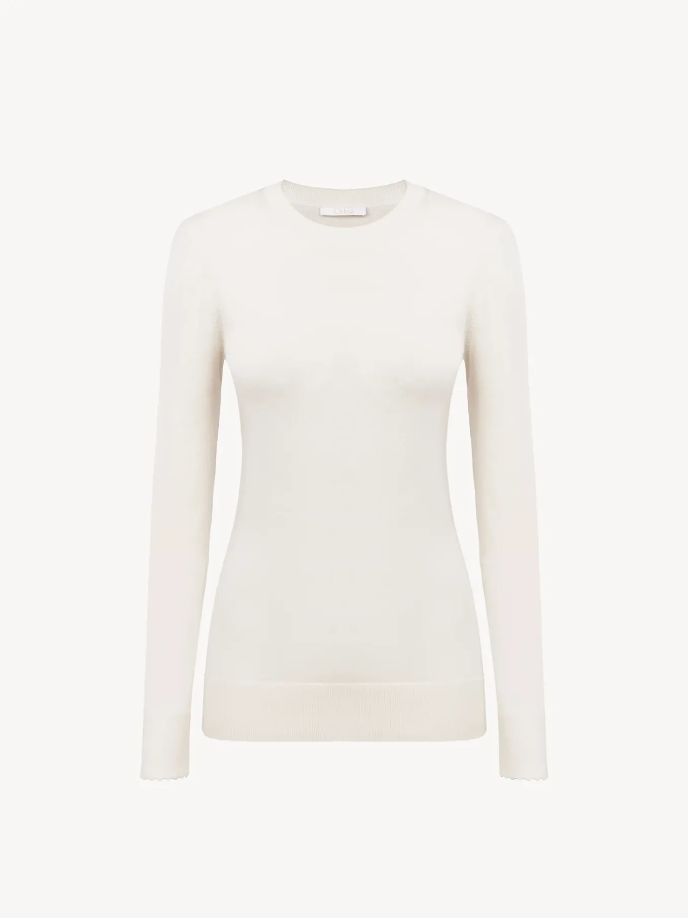 Women Chloé Scalloped Jumper