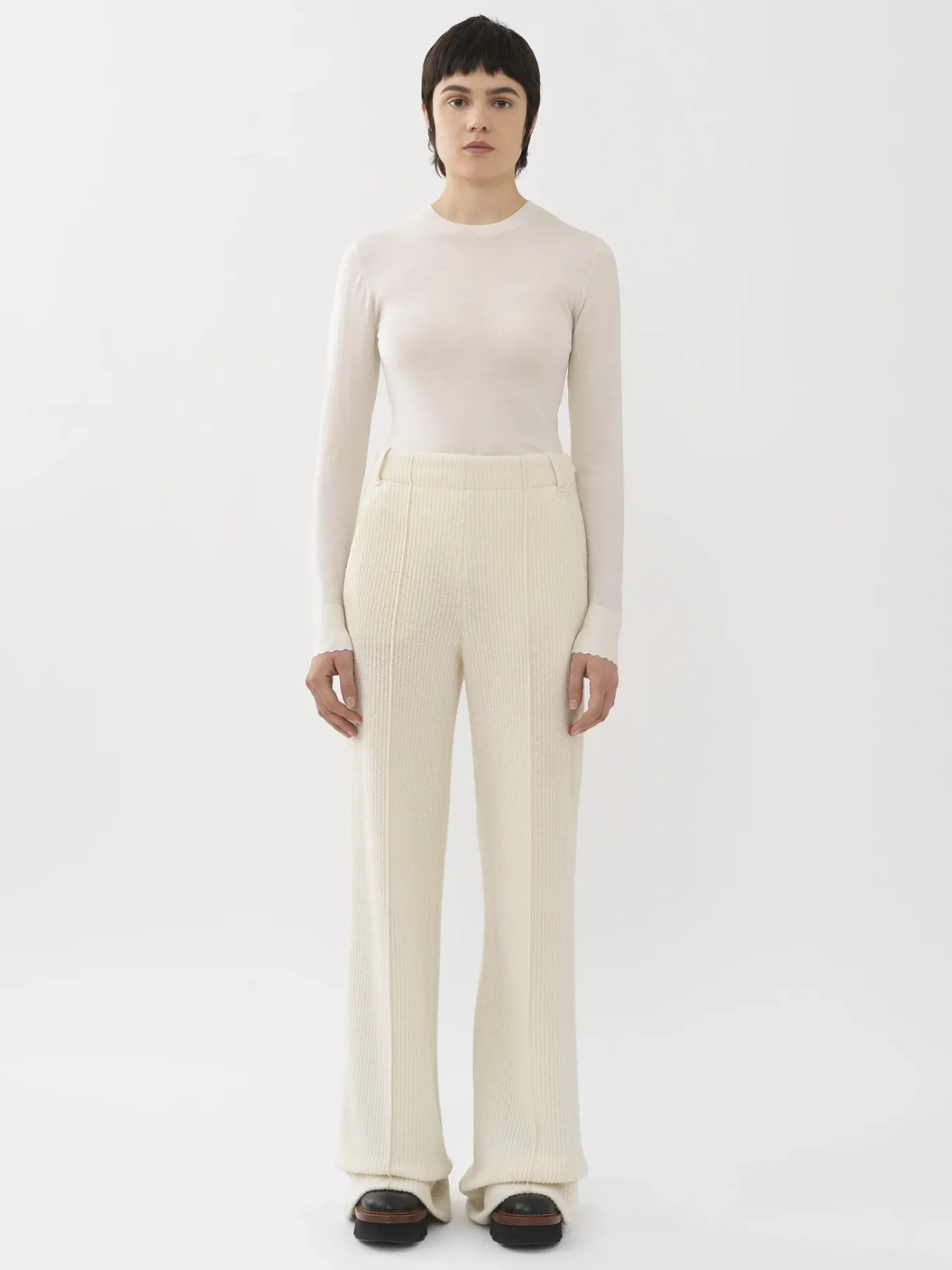 Women Chloé Scalloped Jumper