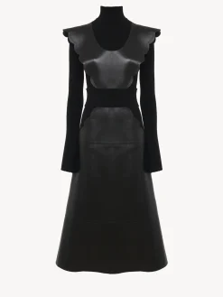 Women Chloé Scalloped Midi Dress