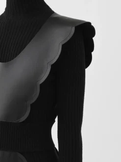 Women Chloé Scalloped Midi Dress