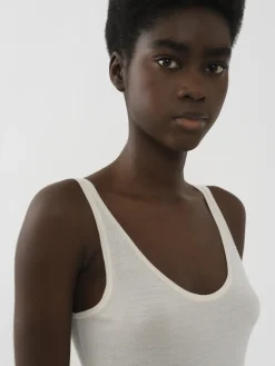 Women Chloé Scalloped Tank Top