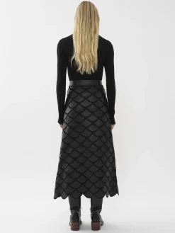 Women Chloé Scalloped Turtleneck