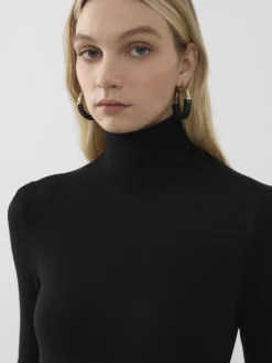 Women Chloé Scalloped Turtleneck