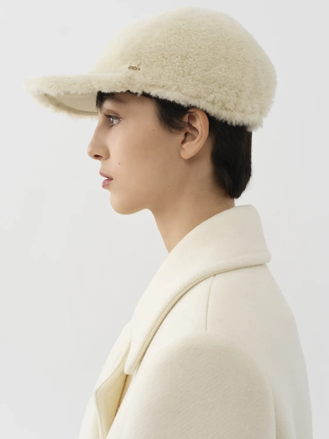 Women Chloé Shearling Cap