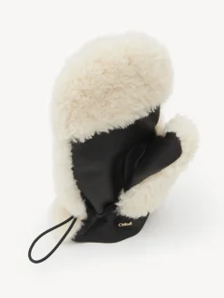 Women Chloé Shearling Mittens