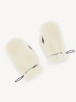Women Chloé Shearling Mittens