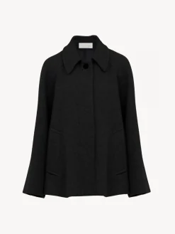Women Chloé Short Cape Coat