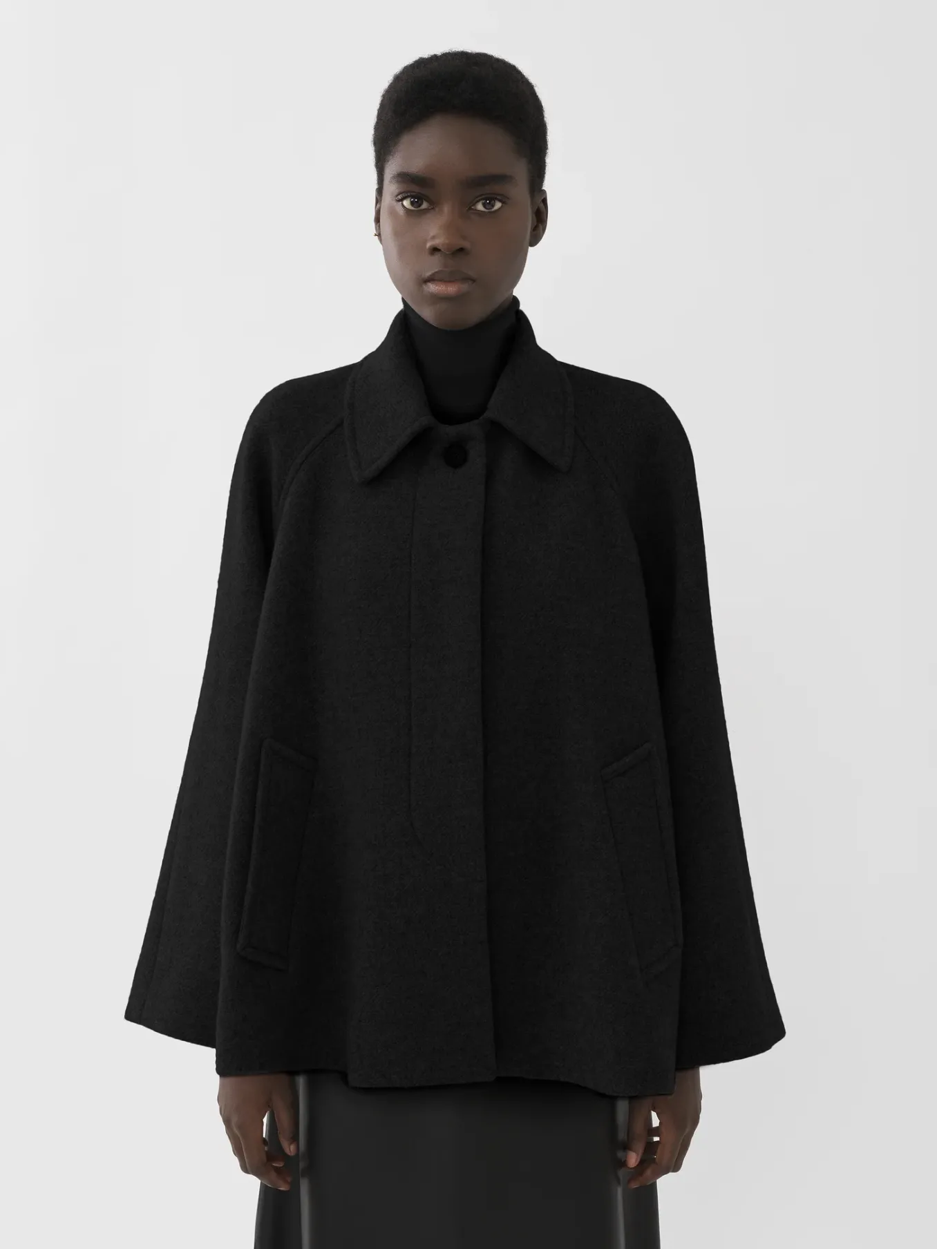 Women Chloé Short Cape Coat
