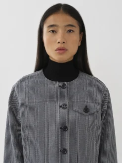 Women Chloé Short Striped Jacket