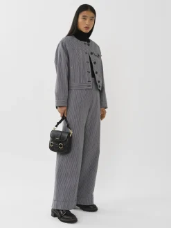 Women Chloé Short Striped Jacket