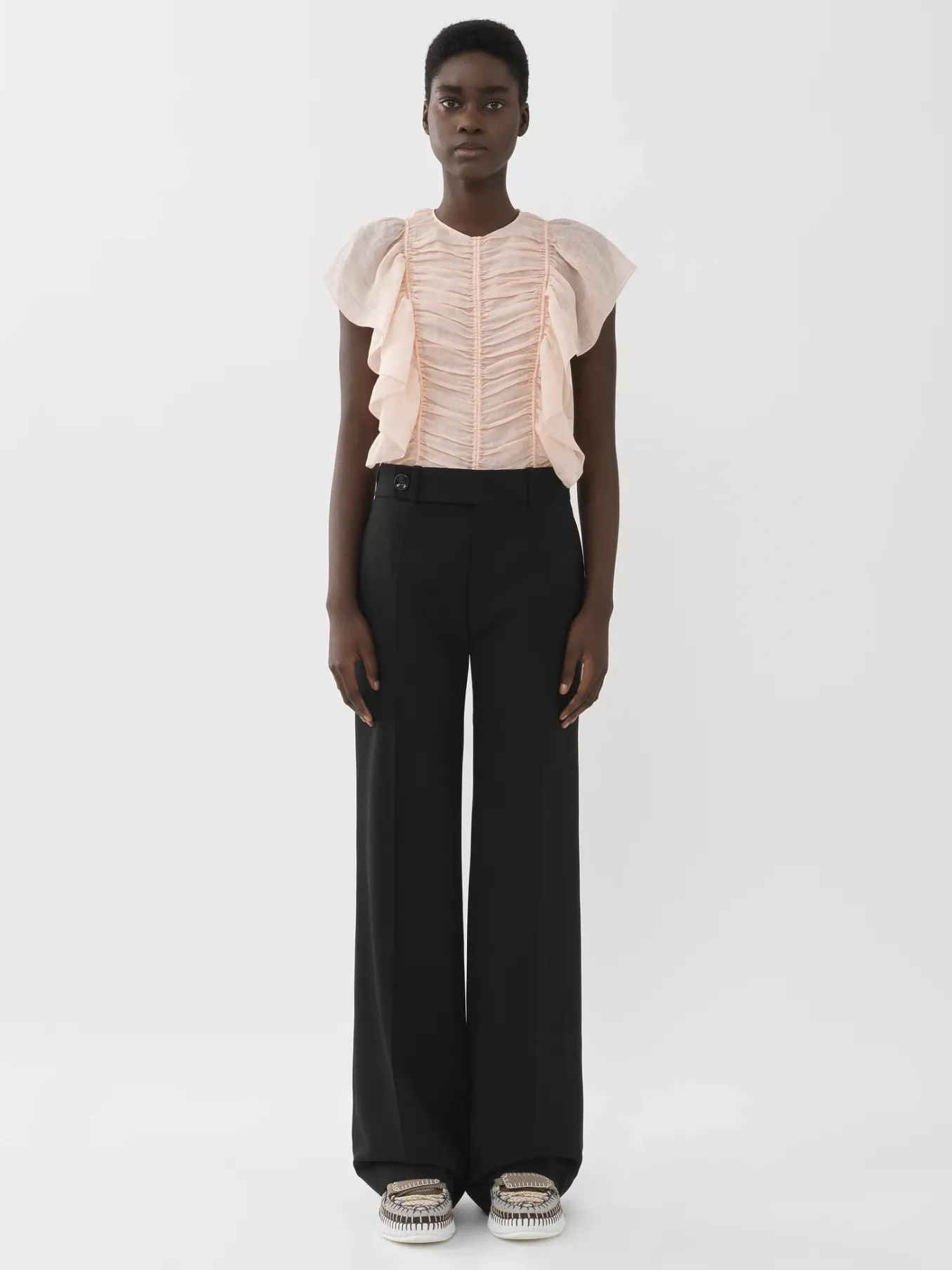 Women Chloé Signature Straight Trousers