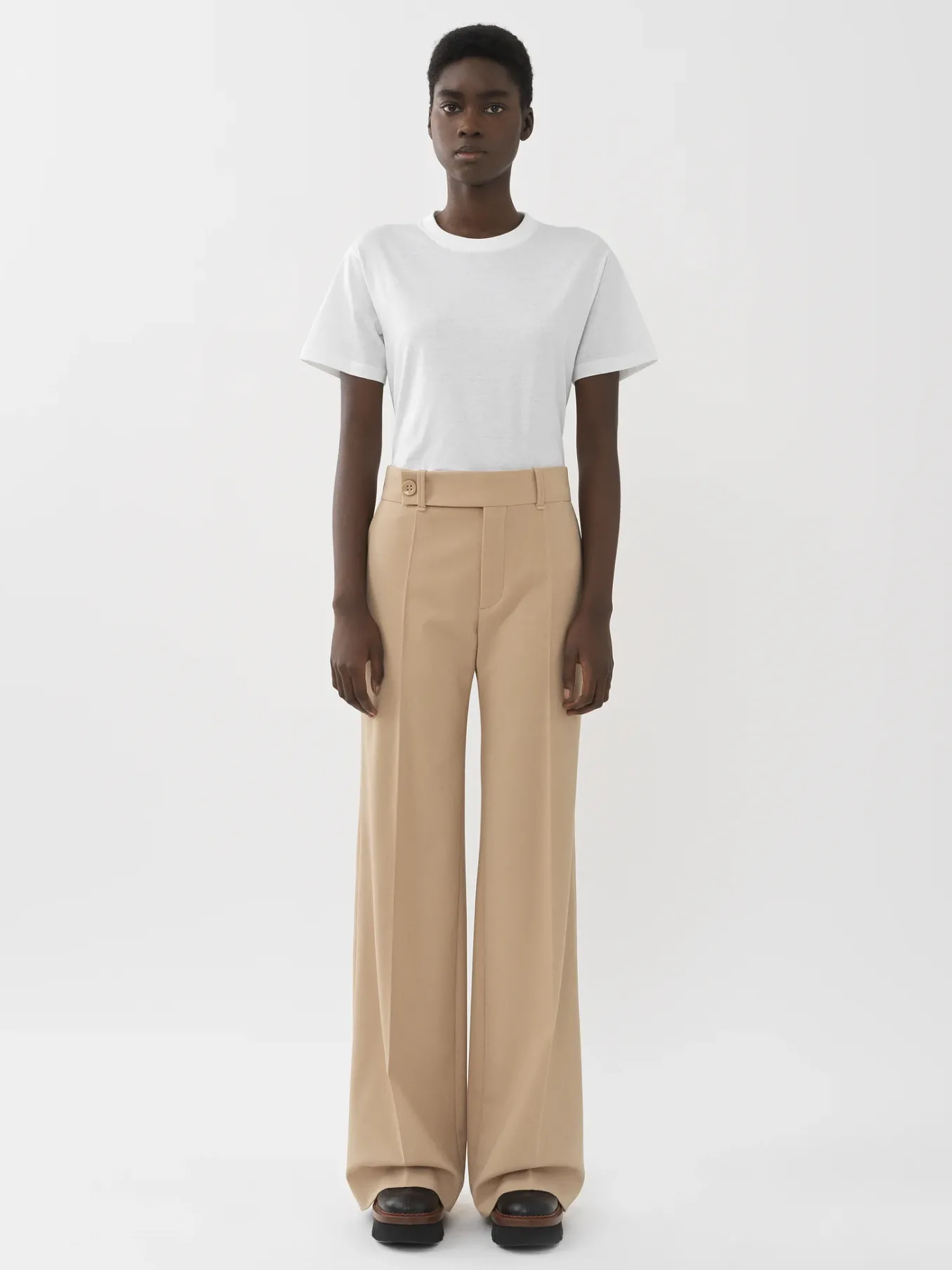 Women Chloé Signature Straight Trousers
