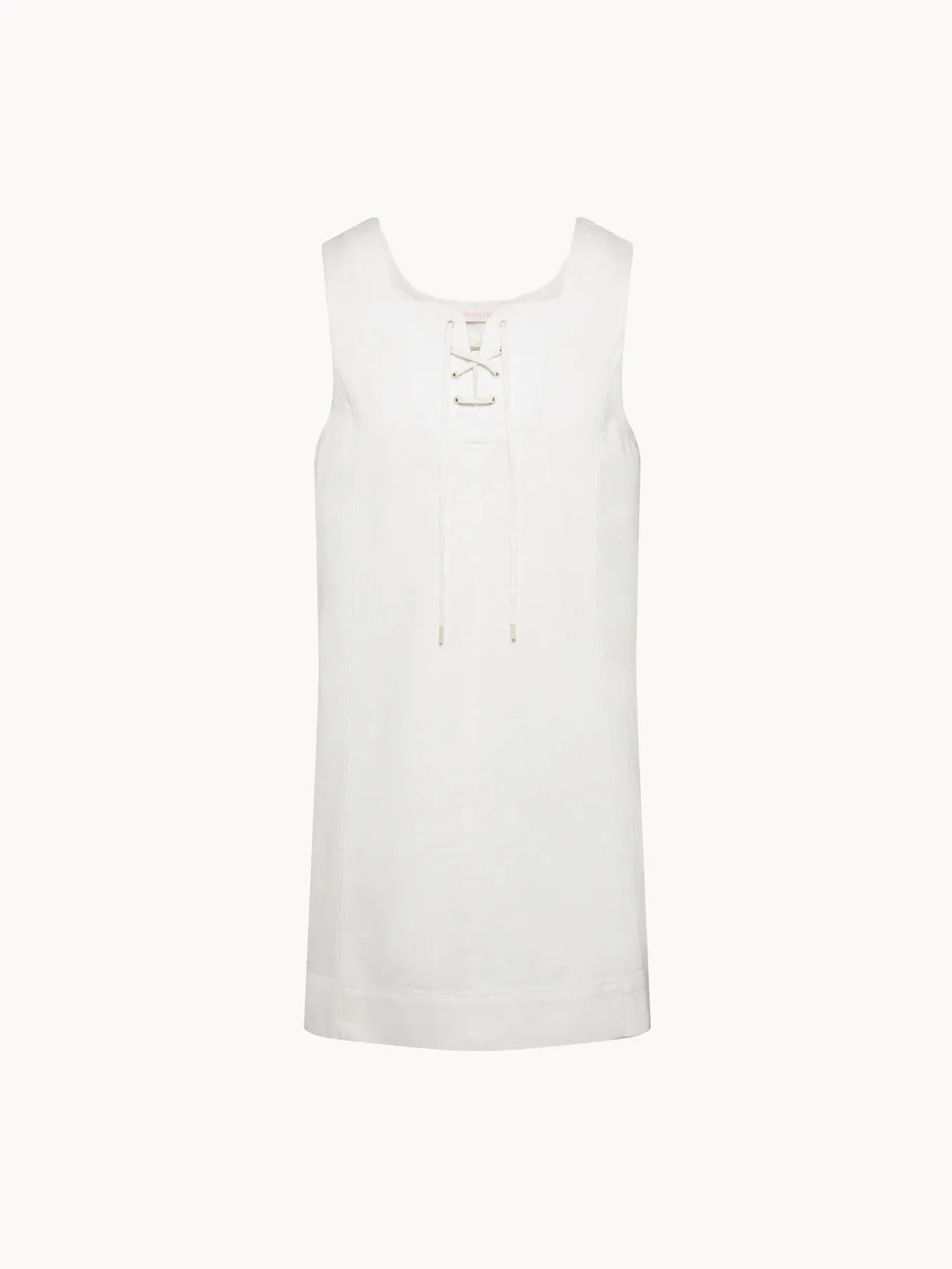 Women Chloé Sleeveless Denim Dress