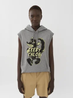 Women Chloé Sleeveless Hoodie