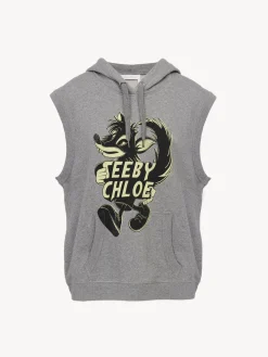 Women Chloé Sleeveless Hoodie