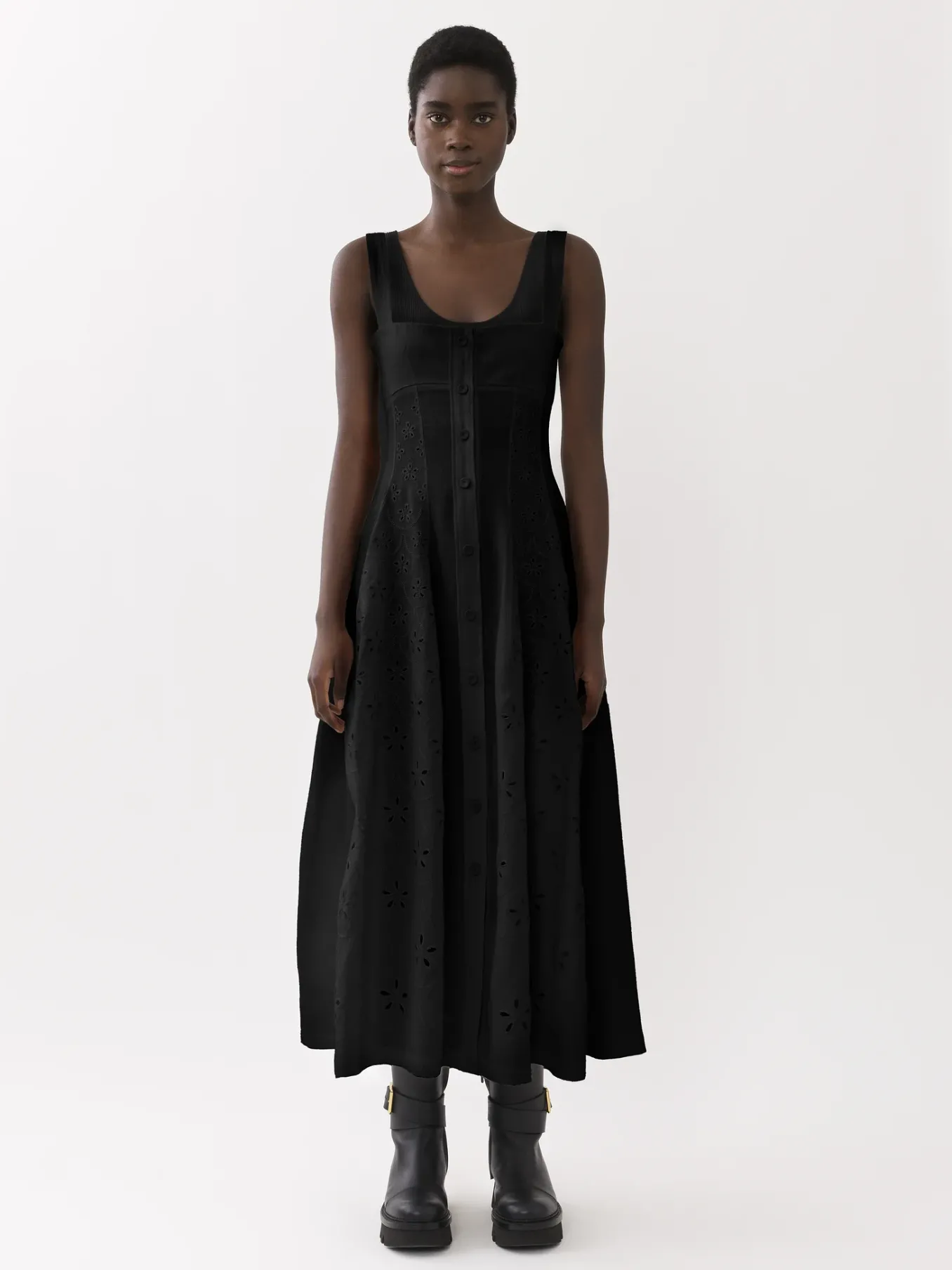 Women Chloé Sleeveless Midi Dress