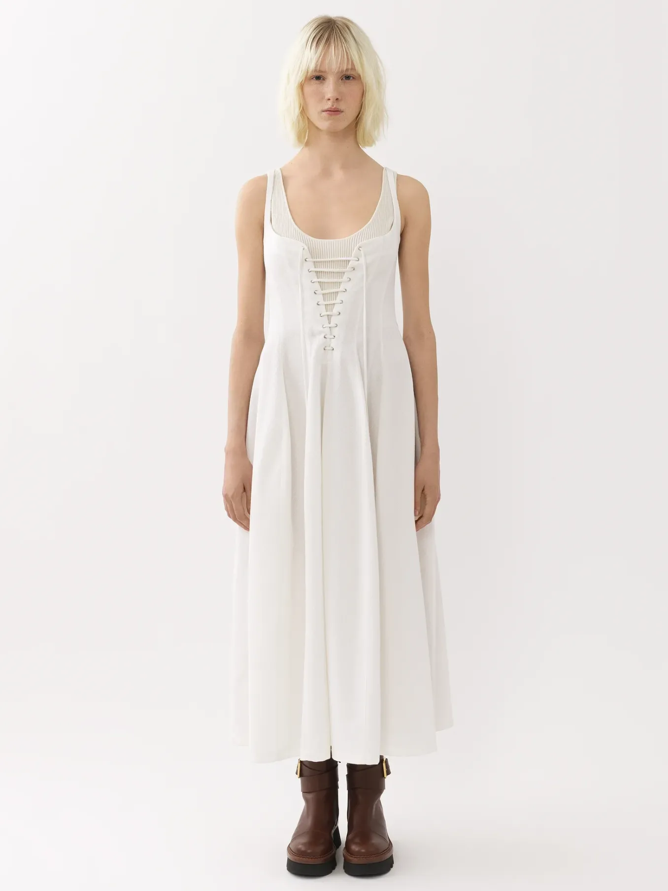 Women Chloé Sleeveless Midi Dress