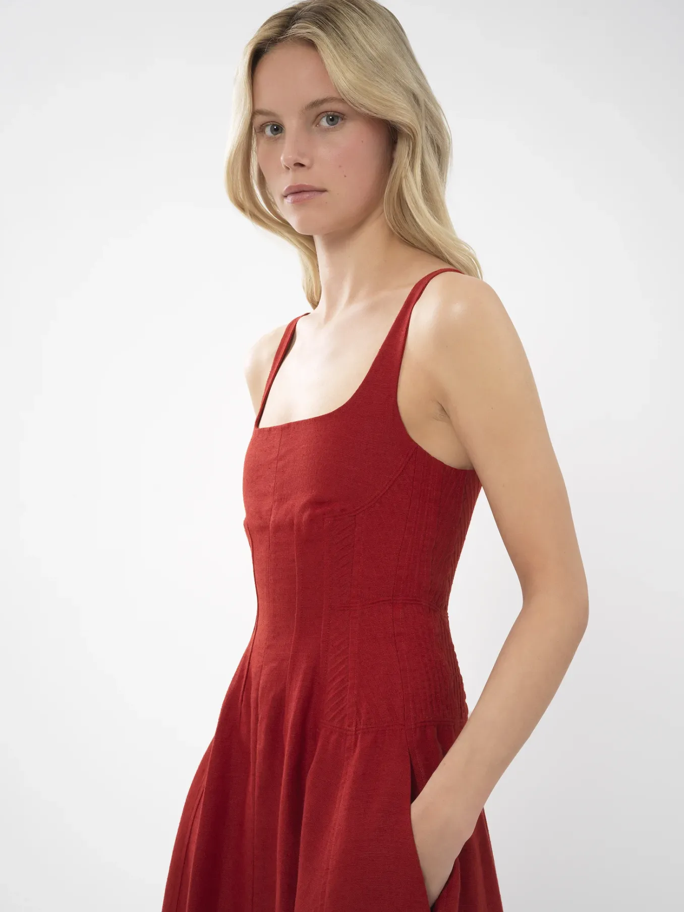 Women Chloé Sleeveless Midi Dress