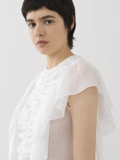 Women Chloé Sleeveless Ruffle Top