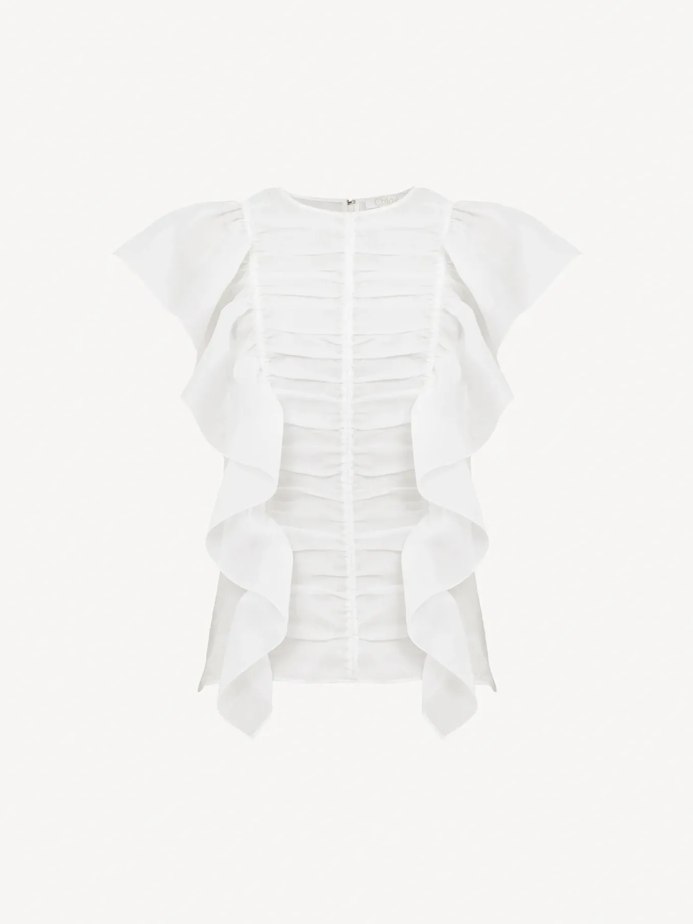 Women Chloé Sleeveless Ruffle Top