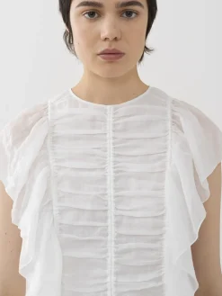 Women Chloé Sleeveless Ruffle Top