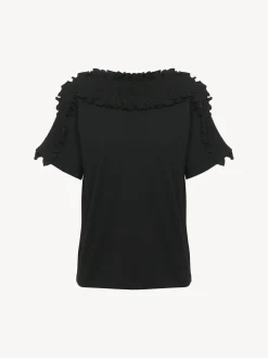 Women Chloé Smocked Lurex Top