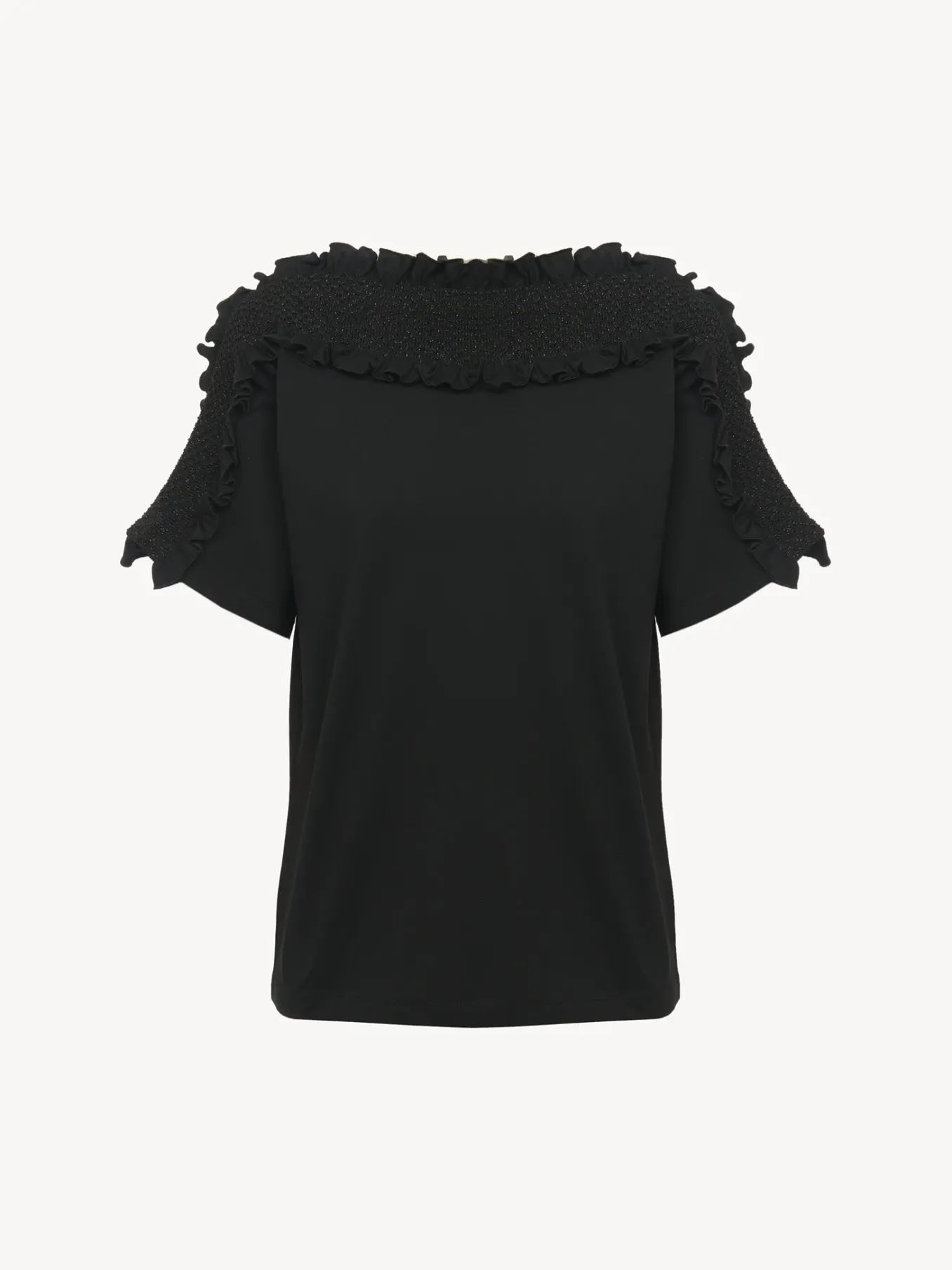 Women Chloé Smocked Lurex Top