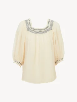 Women Chloé Smocked Top