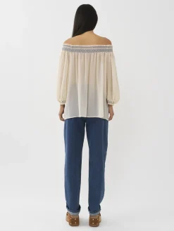 Women Chloé Smocked Top