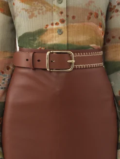 Women Chloé Stitched Louela Belt