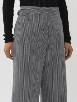 Women Chloé Striped Cuffed Trousers