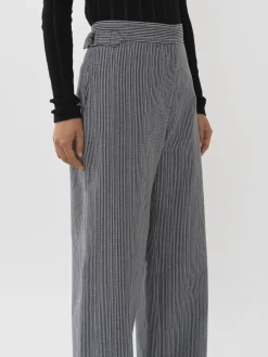 Women Chloé Striped Cuffed Trousers